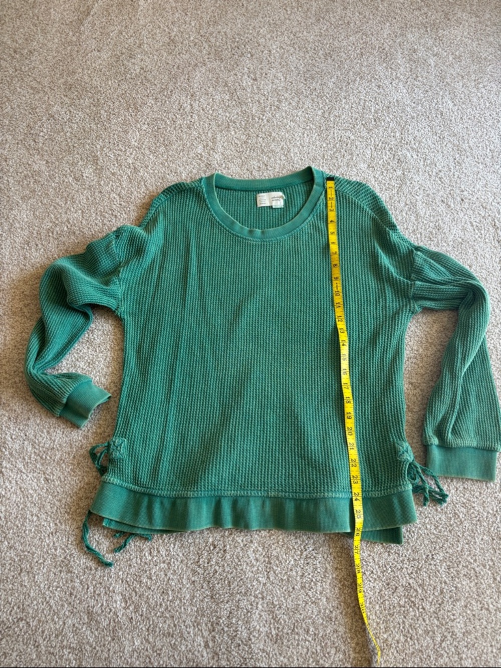 Saturday Sunday Alaina Thermal Knot Top - Picture 4 of 4